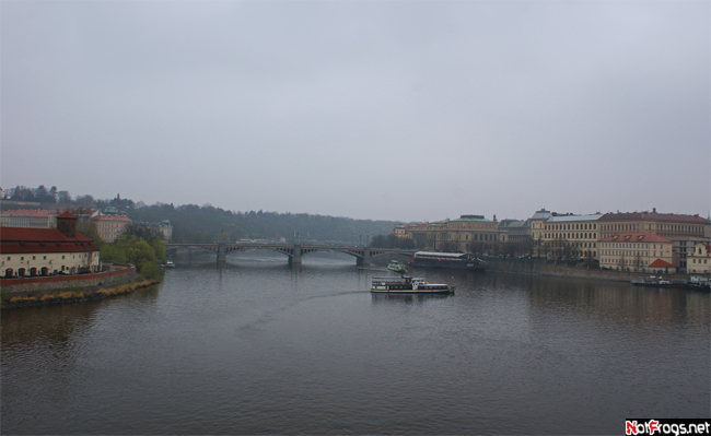 Вид на Манесов мост Прага, Чехия