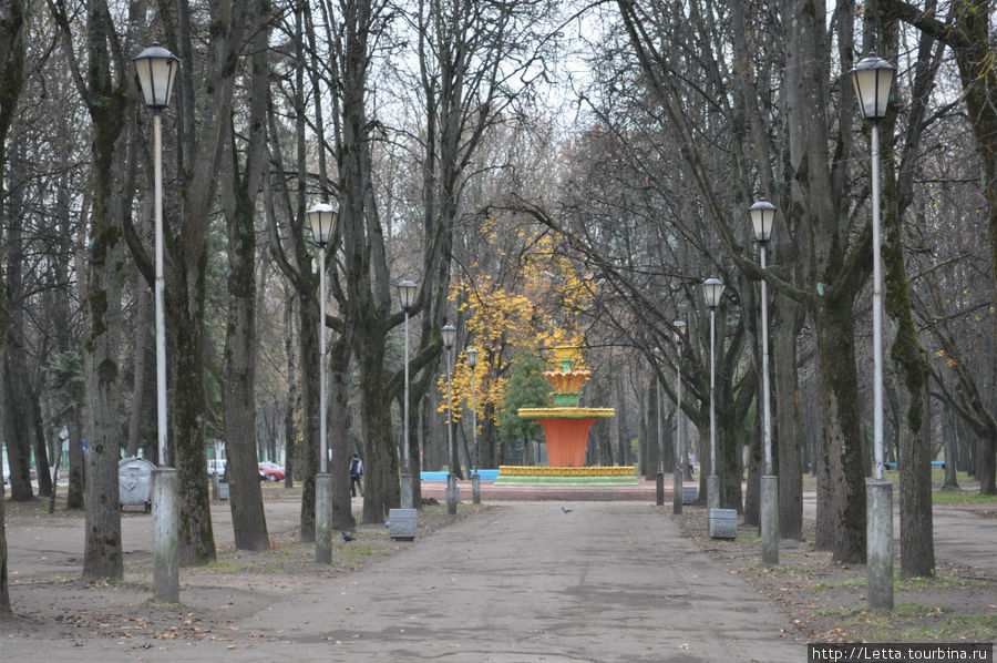 Осень в парке Псков, Россия