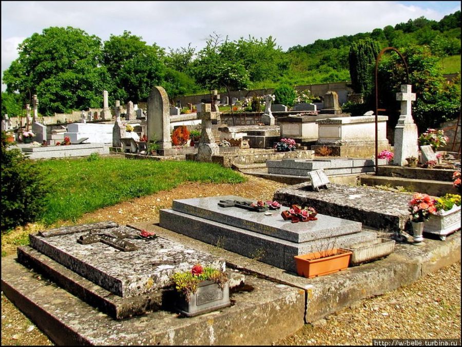 Церковное кладбище. Живерни, Франция
