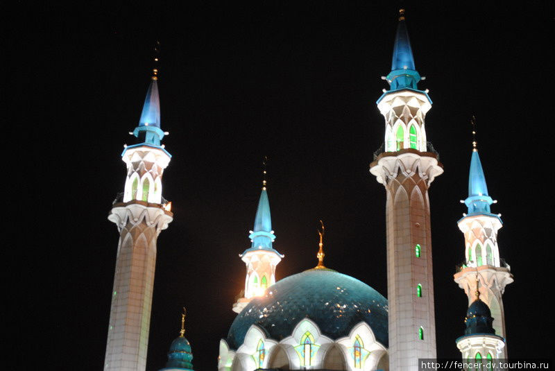 Сияющая голубая мечеть Казань, Россия