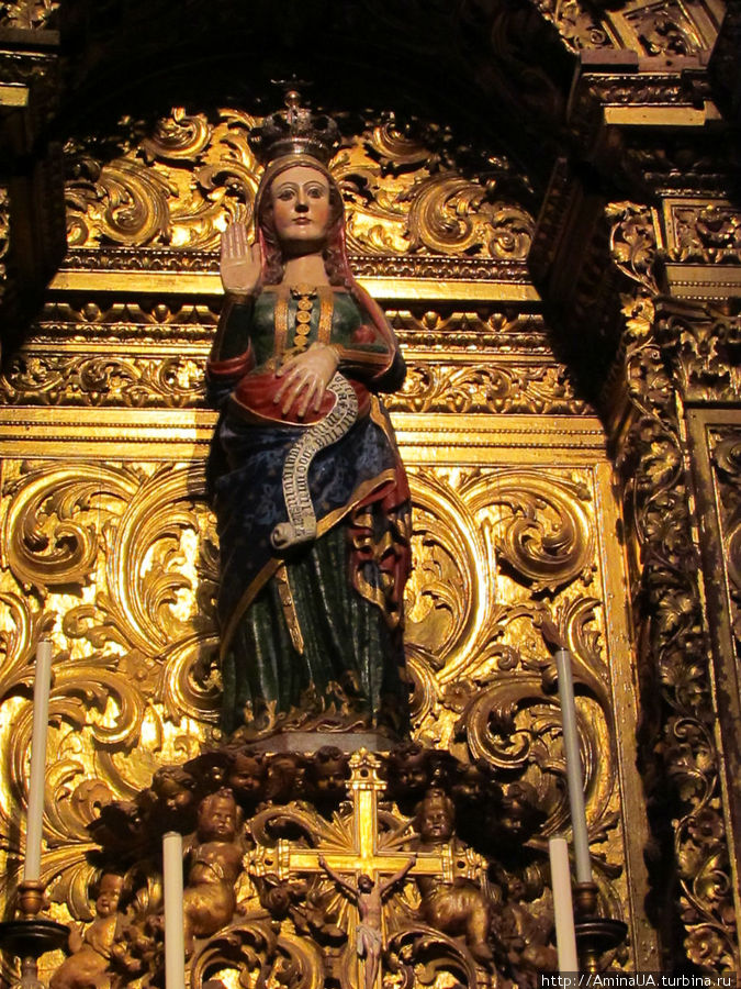 А вот и сама Дева Мария, на сносях Эвора, Португалия