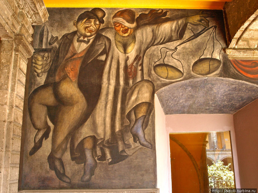 Фреска Закон и справедливость Хосе Клементе Ороско, 1923-1924 Мехико, Мексика