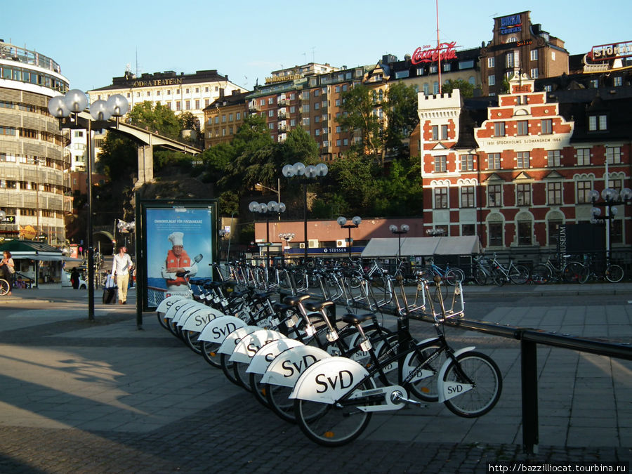 И конечно же вездесущий прокат великов Стокгольм, Швеция