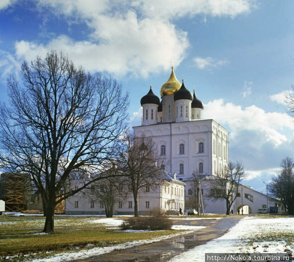 Псковский кром. Троицкий собор Псков, Россия