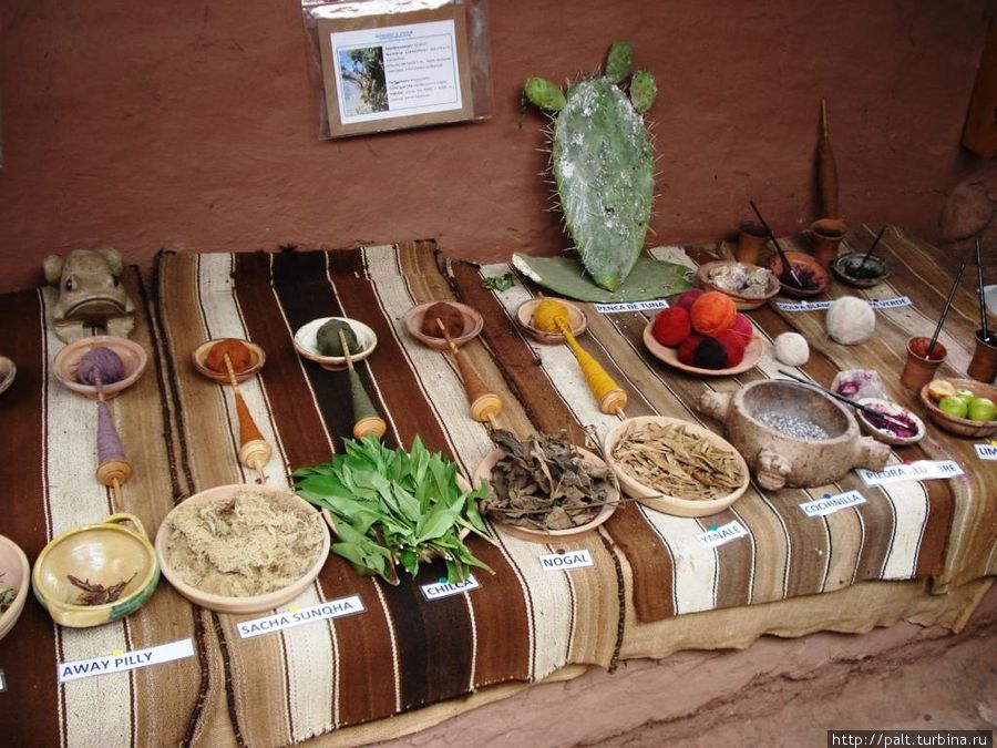 Оказывается эти дары природы не только едят, но ими красят знаменитые перуанские изделия из шерсти альпаки
Перу, Куско, февраль 2012 Перу