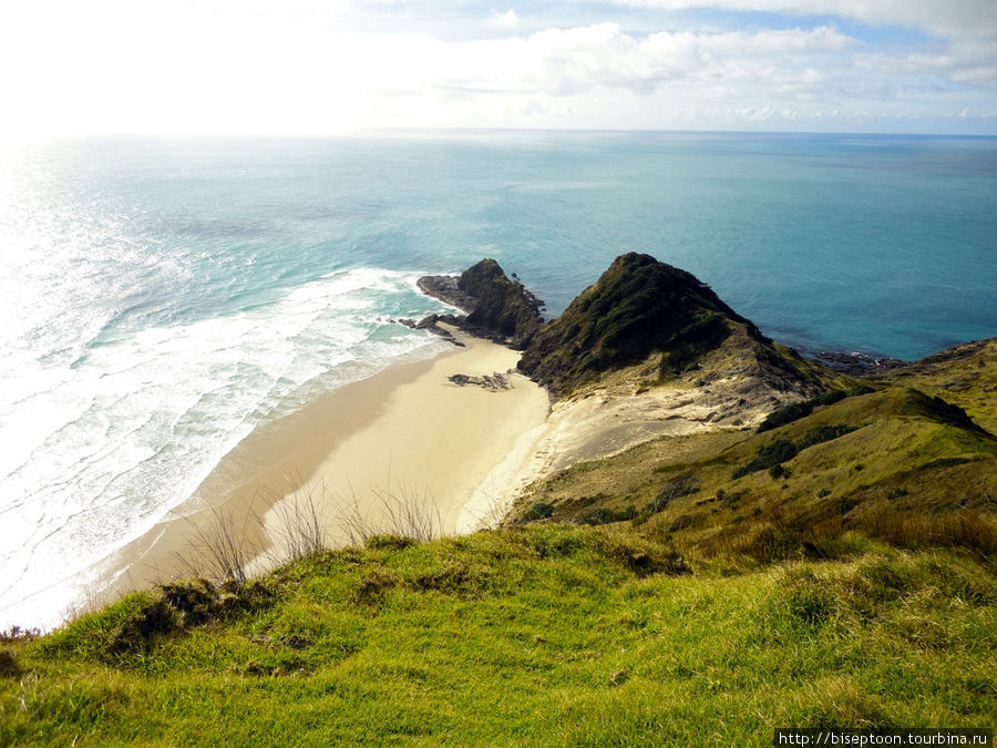 Вид направо — Тихий океан Район Нортленд, Новая Зеландия