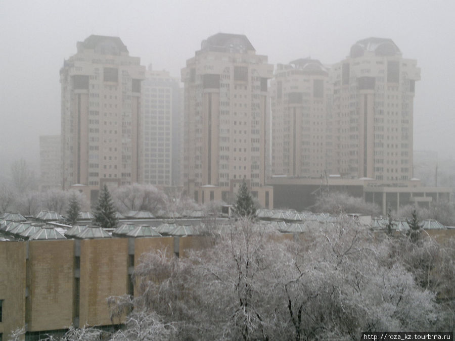 морозно Алматы, Казахстан