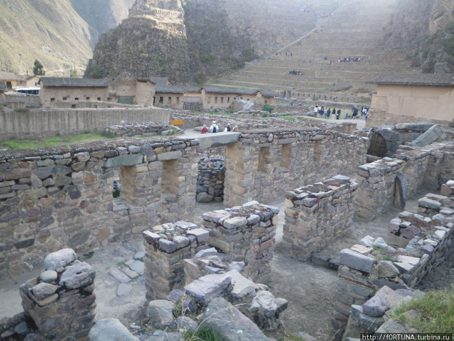 остатки постоялых дворов Ольянтайтамбо, Перу
