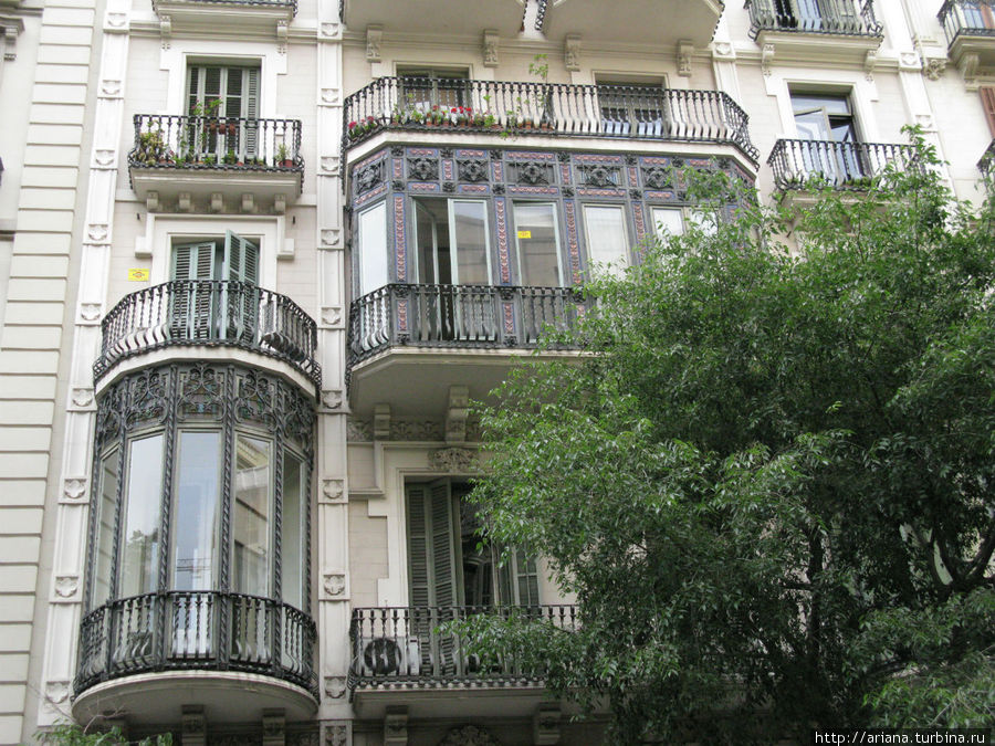 Балконы Барселоны Барселона, Испания