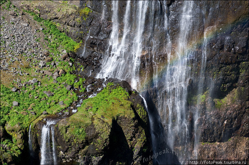 Водопад Глумур считается самым высоким водопадом Исландии. Высота его каскада 196 метров. Южная Исландия, Исландия