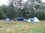 Наш лагерь в утреннем свете