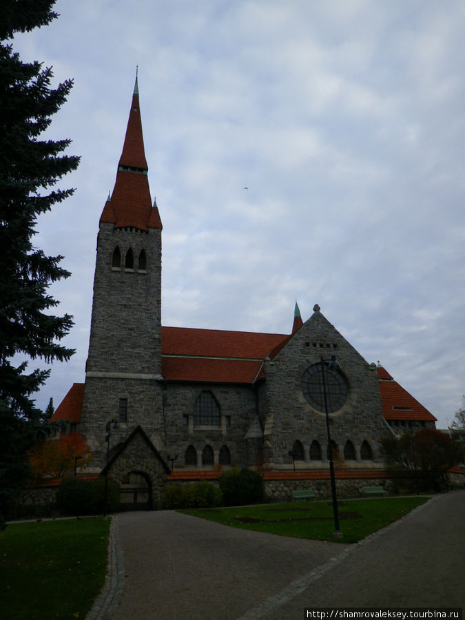 Церковь как чудесный замок Тампере, Финляндия