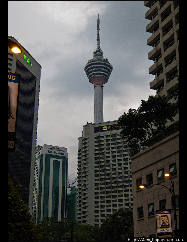 телебашня Менара видна издалека! Куала-Лумпур, Малайзия