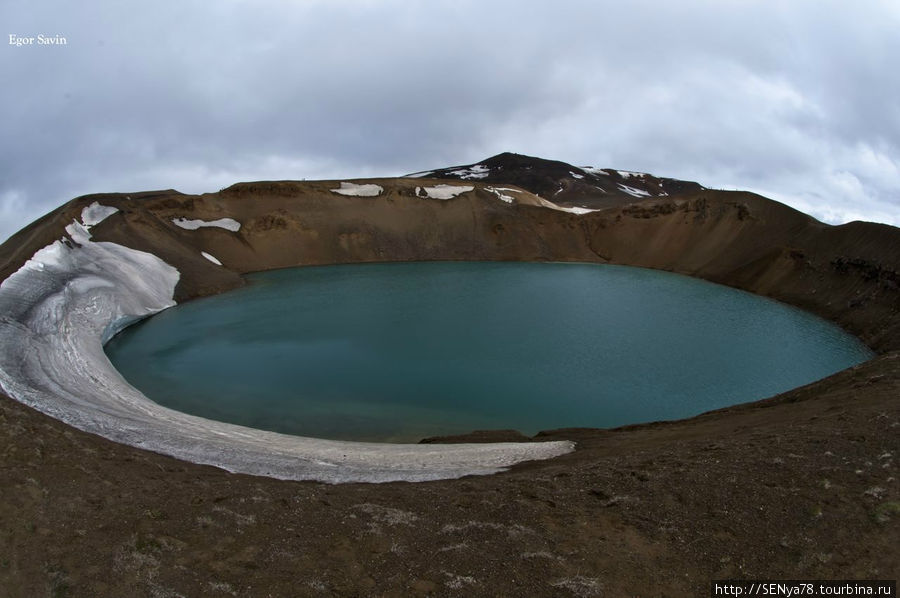 Озеро Вити у вулкана Крафла Северо-западная Исландия, Исландия