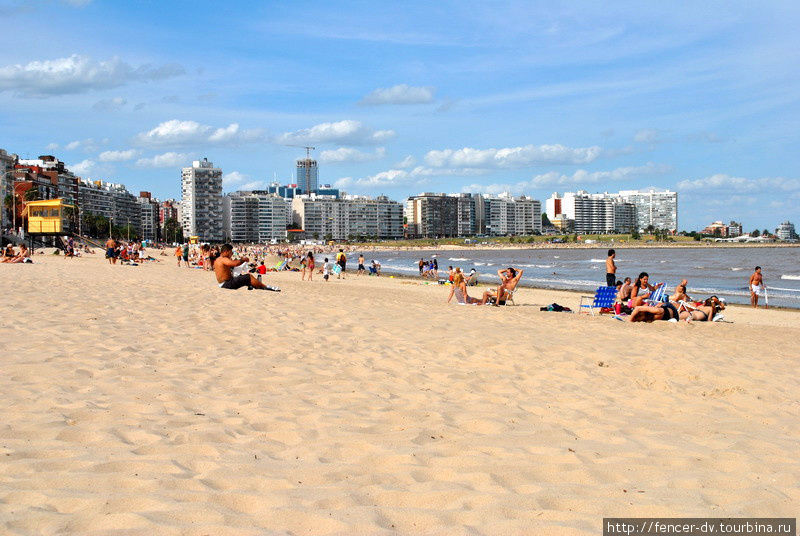На пляжах Монтевидео Монтевидео, Уругвай