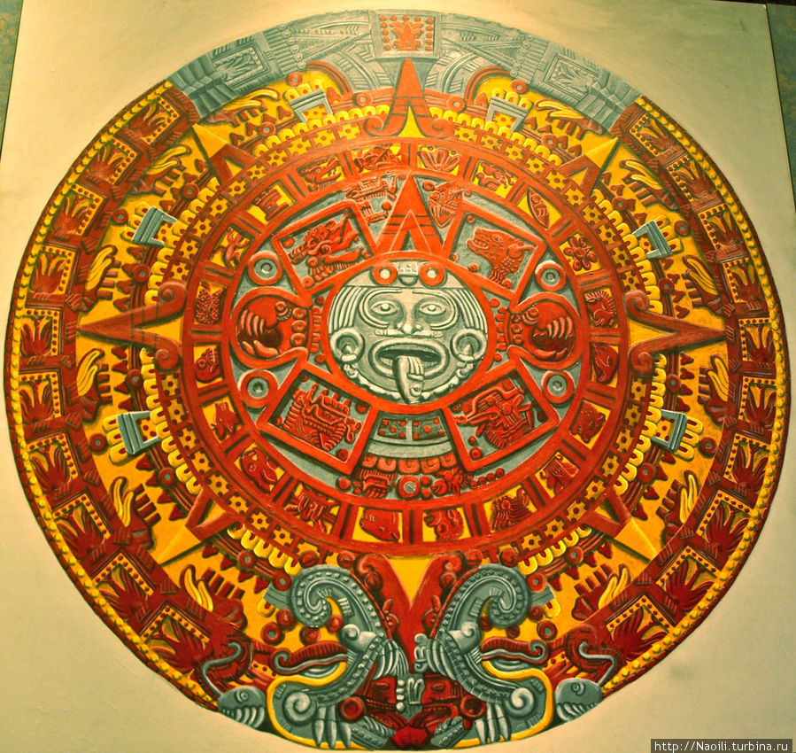 Миф о Пятом Солнце и Календарь Ацтеков Мехико, Мексика
