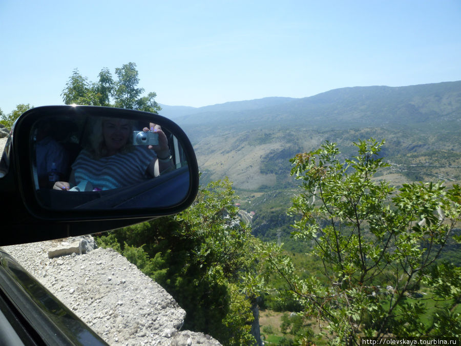Черногория из окна автомобиля Будва, Черногория