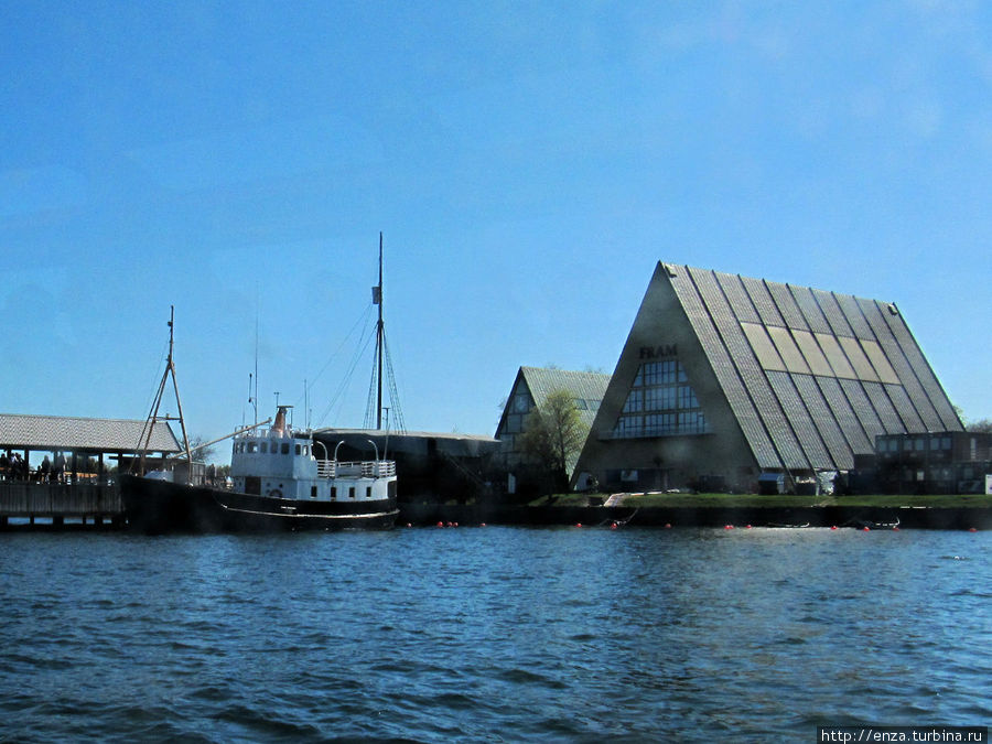 Музей полярной шхуны Фрам на музейном полуострове Бигдёй. Осло, Норвегия