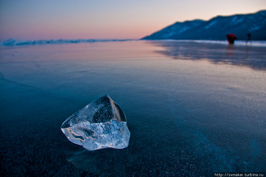 Копилка воздушных пузырьков озеро Байкал, Россия