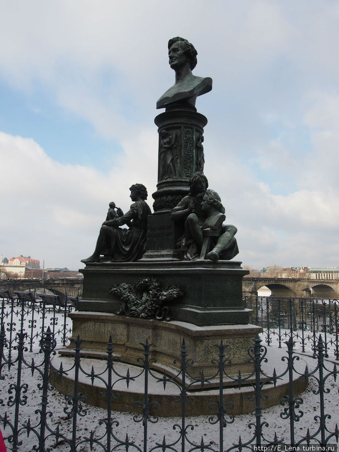 Дрезден в феврале. 2012 г. Дрезден, Германия
