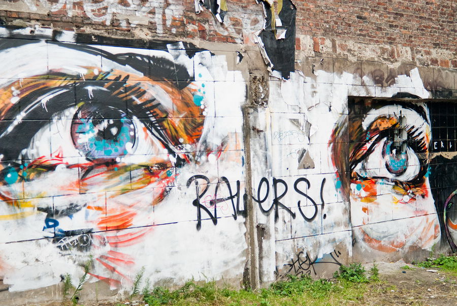 Еще, кажется, в Брюсселе самые развитые граффити и прочий стрит-арт. Брюссель, Бельгия