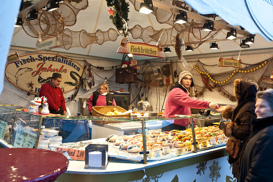 Рождественские рынки в Германии Гамбург, Германия