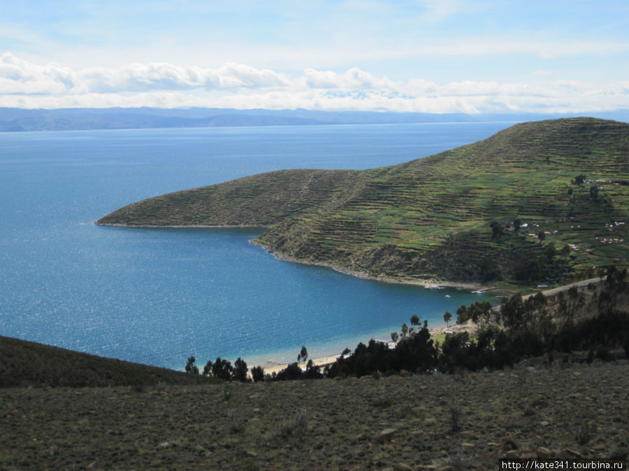 озеро Титикака Копакабана, Боливия