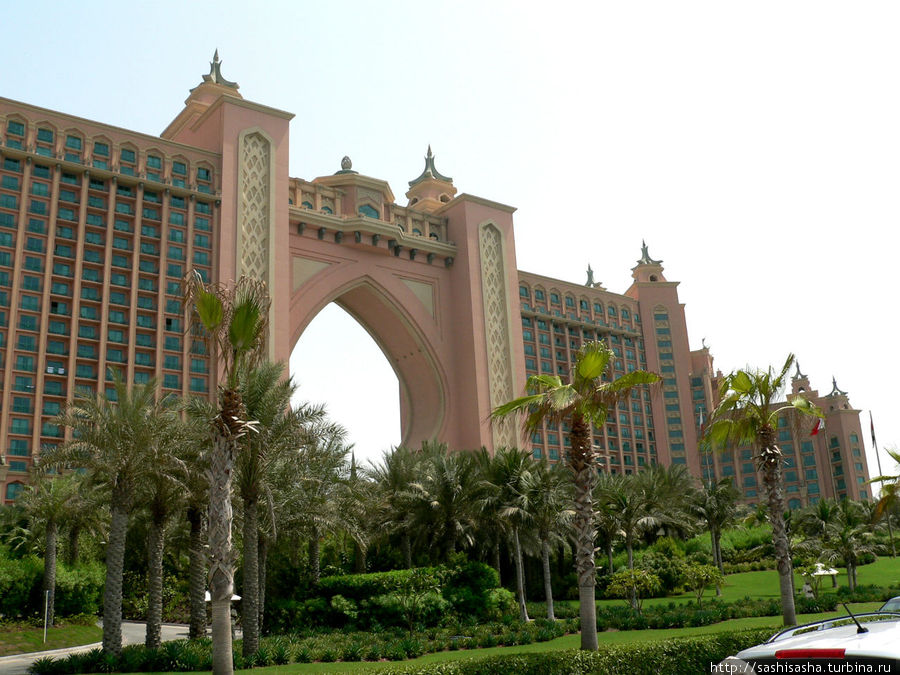 Отель Атлантис на острове Пальма Дубай, ОАЭ