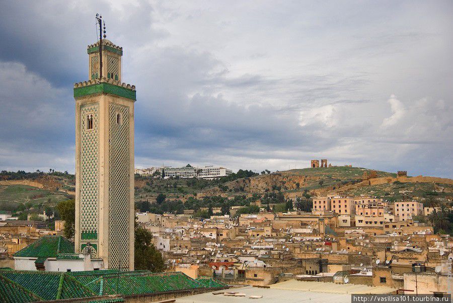 Медина и красильные чаны Феса Фес, Марокко