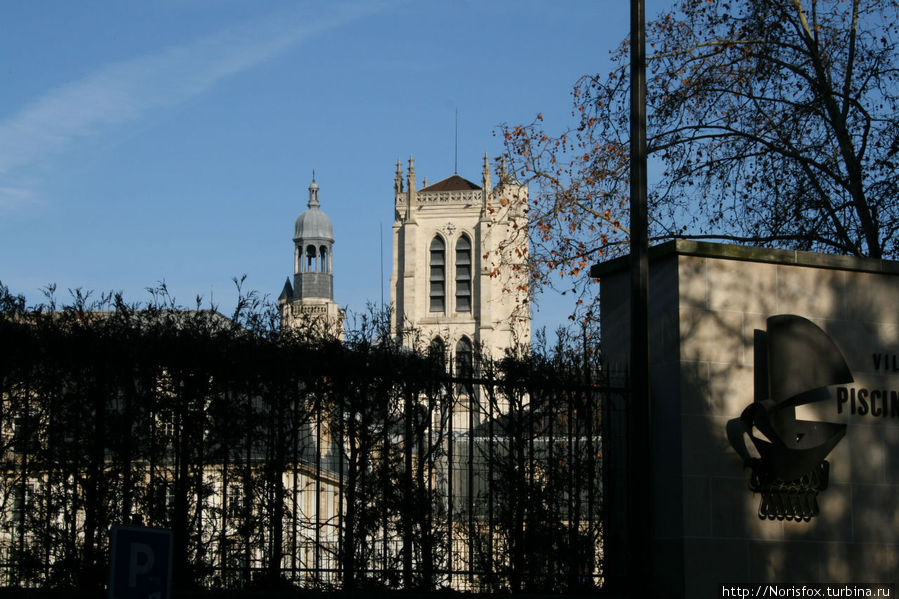 Вид на св. Женевьеву Париж, Франция