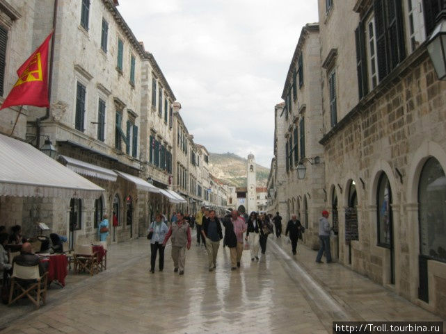 Главная-наиглавнейшая улица всея Дубровника Дубровник, Хорватия