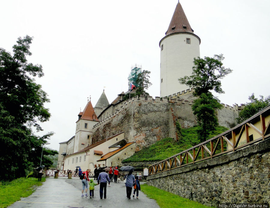 Дорога к замку Кршивоклат, Чехия