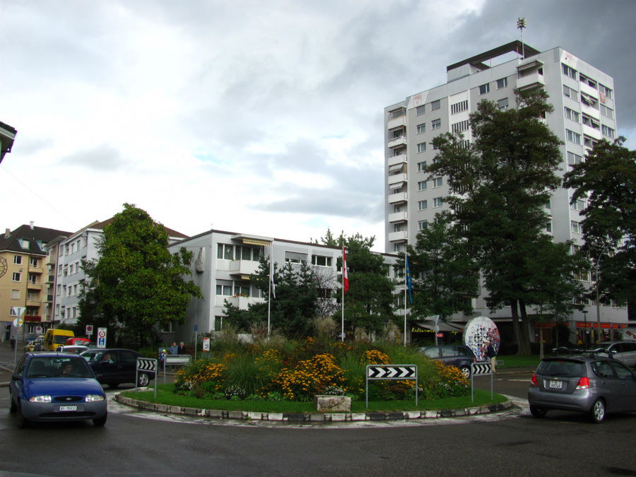 жилой квартал на окраине Базеля Базель, Швейцария