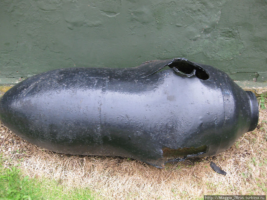 Немецкая бомба, поднятая со дна Темзы