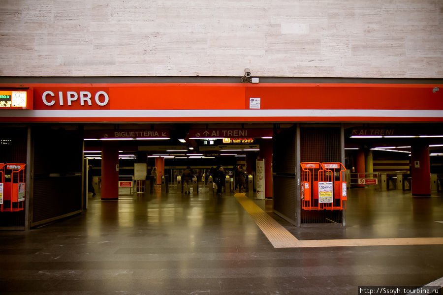 Станция метро Рим, Италия