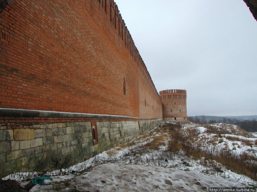 Башня Орёл и прясло стены. Смоленск, Россия