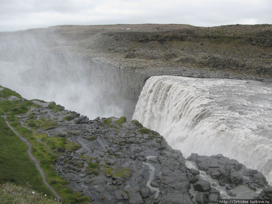 Самый полноводный водопад Исландии Исландия