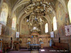 Внутренний интерьер. В 1935 — 1936 годах иконописцы техникой фрески расписала основную святыню монастыря — Успенскую церковь.