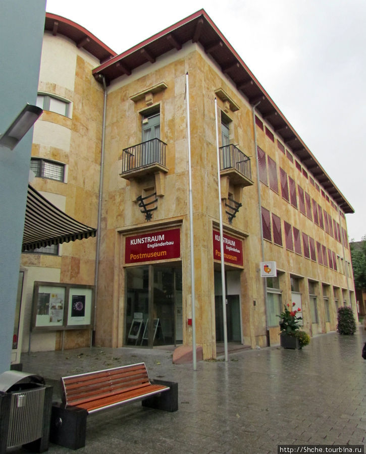 Один из центральных музеев Вадуца — музей почты Вадуц, Лихтенштейн