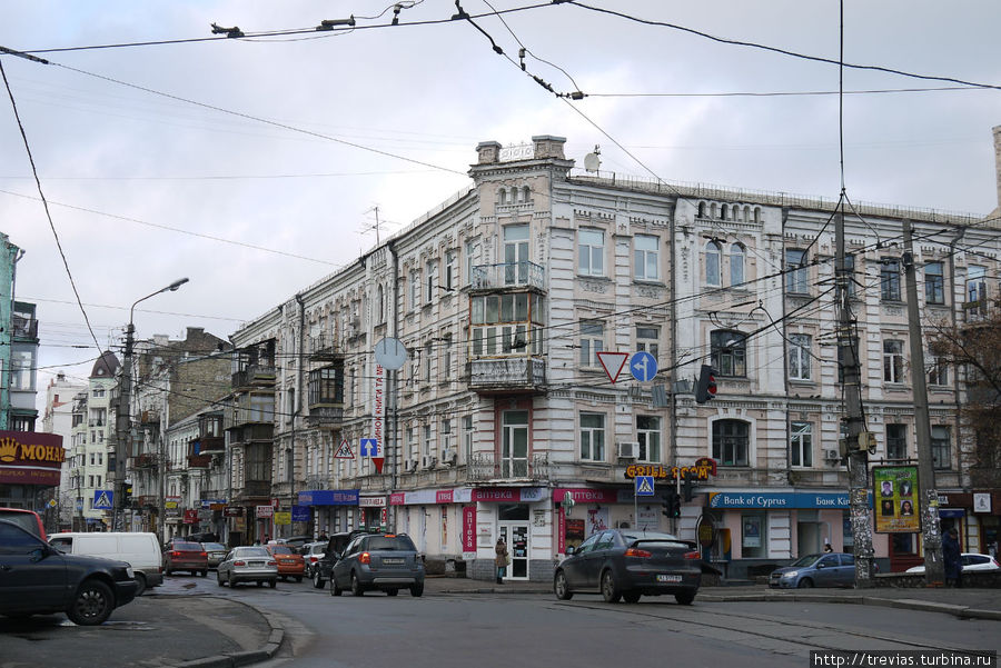 Улица Нижний/Верхний Вал Киев, Украина