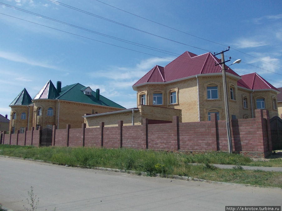 коттенджная улица, где живут богатые кустанайцы Костанай, Казахстан