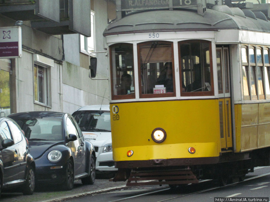 Лиссабон в январе. Улицы Лиссабон, Португалия