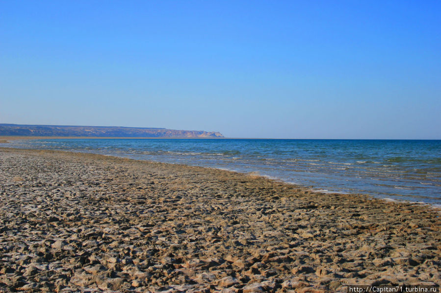 Чистейшая и очень соленая вода Арала. Узбекистан