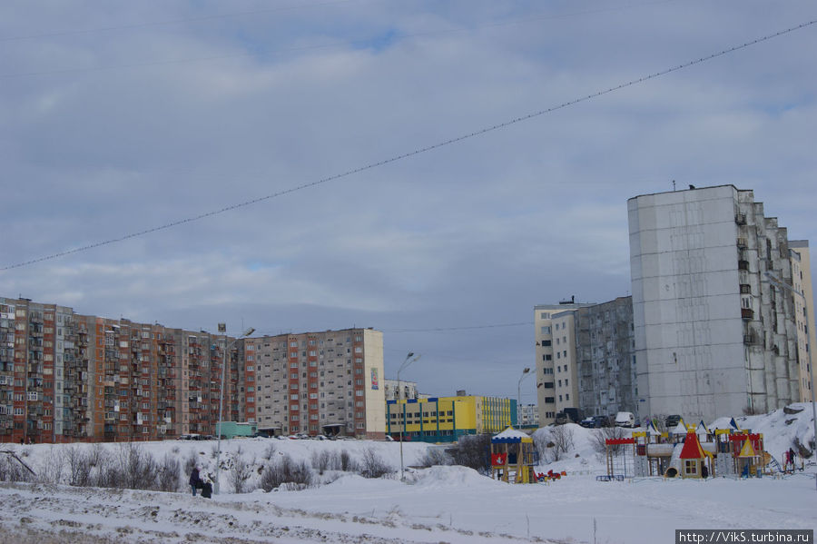 Город на сопках Снежногорск, Россия