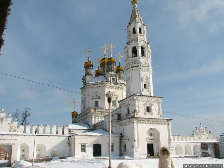 Вид собора со двора Кремля Верхотурье, Россия