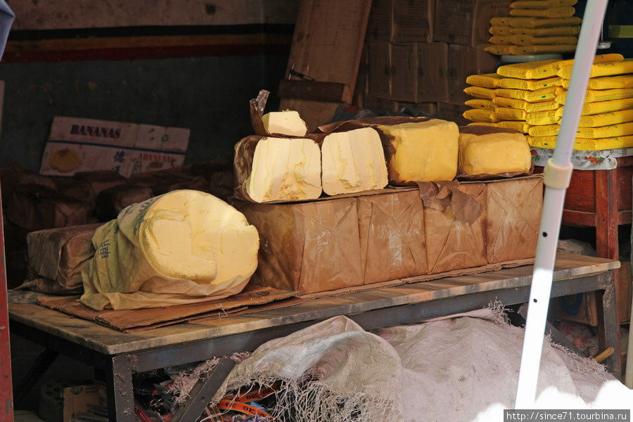 Масло из молока тибетского яка (не пробовали) Чжанму, Китай