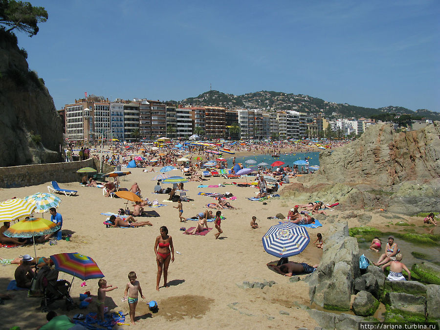 Центральный пляж Ллорет-де-Мар, Испания