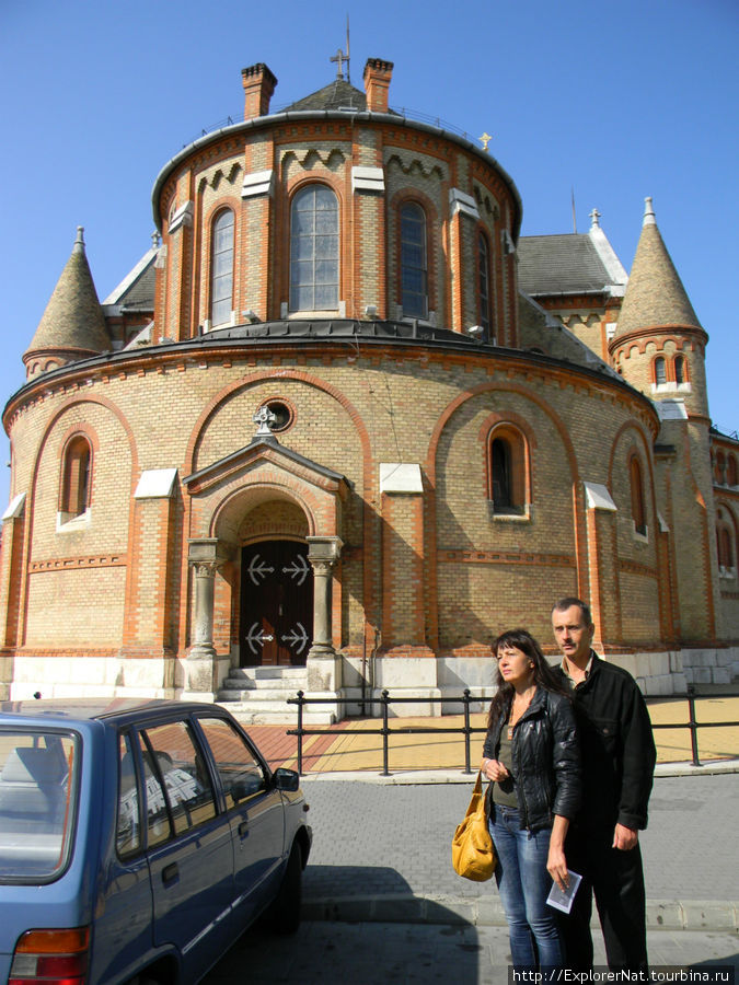 Ниредьхаза -центр города, церковь Ньиредьхаза, Венгрия