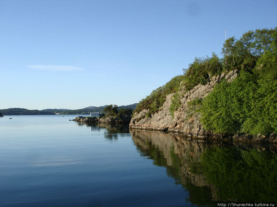 Тишь и гладь… Норвегия погожим летним утром Берген, Норвегия