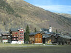 деревни в горах Швейцарии